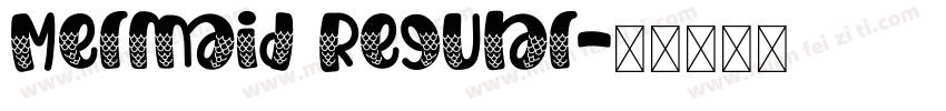 Mermaid Regular字体转换